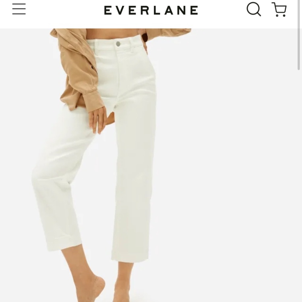 Everlane The Straight-Leg Crop, size 8